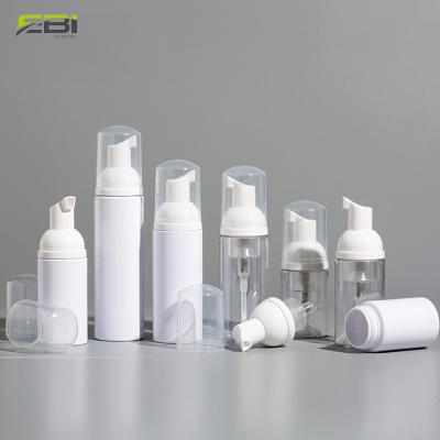 China Cosmetic Gel Skin Care Gel Foam Detergent Bottle PET Cosmetic Eyelash Plastic Foam Bottle Facial Detergent Bottle With Pump for sale