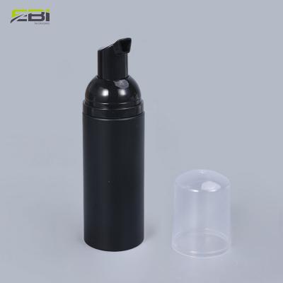 China 30ml 50ml 60ml 100ml Cosmetic Empty Foaming Soap Foaming Bottles Lash Foam Pump Bottle Black for sale