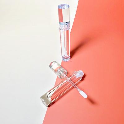 China Cosmetic in 4ml 5ml 7.8ml Stock Lip Gloss Containers Clear Lip Gloss Tube for sale