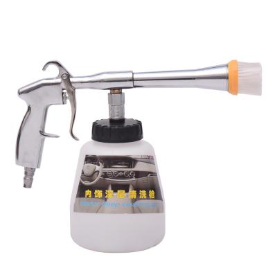 China Aluminium alloy Red Tornado car ceiling interior cleaning gun beauty tool coated lint cleaning water gun for sale