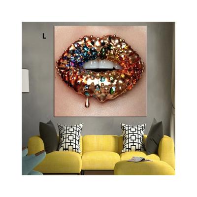 China Large New KOREAN Gorgeous Painting Style Abstract Modern Oil Canvas Painting For Home Decor for sale