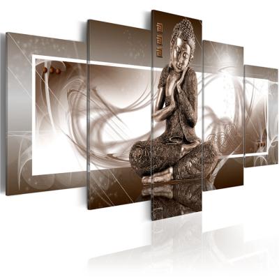 China Wholesale Soft Buddha Art Canvas Boards For Living Room Bedroom Decoration Painting for sale