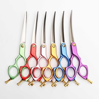 China School Viable Colorful Tools Fusion Grooming Pet Scissors Set Asian Pet Beauty Scissors Set for sale