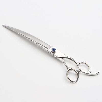 China Factory Sustainable Sell Best Hair Cutting Scissors For Pets Big Dog 10 Inch Grooming Scissors Set Curved for sale