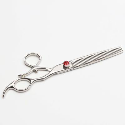 China Viable Factory Direct Sale Professional Swivel Hair Shears 7 Inch Stainless Steel Dog Swivel Scissor Thinner for sale