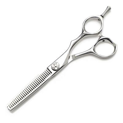 China Viable 6 Inch 440C Stainless Steel Barber Shear Japanese Hair Cutting Professional Thinning Scissors for sale