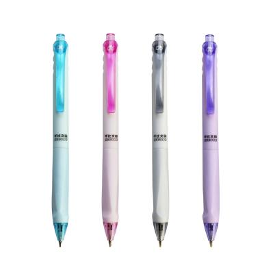 China Full size custom gelpen 0.5mm 0.7mm 1.0mm with fast colorful toner gel ink with soft handle gelpen for sale