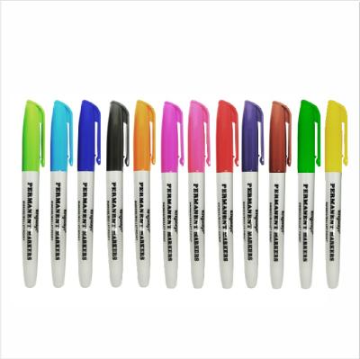 China BM9503 Custom Permanent Marker Permanent Printing Tip 4.1mm Fabler Permanent Marker 12 Colors for sale