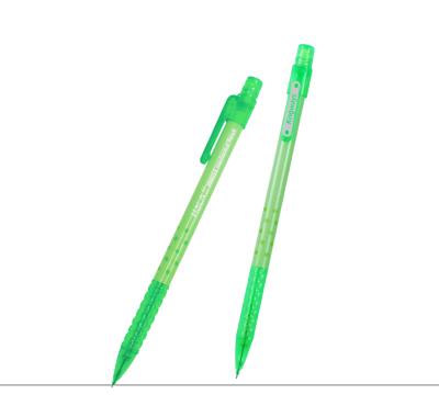 China Custom Large Green Plastic Mechanical Pencil 0.5mm 0.7mm Area Printing Custom Cheap Mechanical Pencil for sale