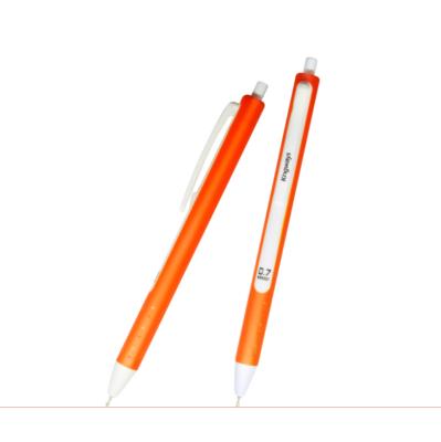 China Office & School Pen Office plastic ballpen ABS 0.5mm 0.7mm 1.0mm with elegant shape with long area TPR handle super smooth writing plastic ballpen ABS for sale