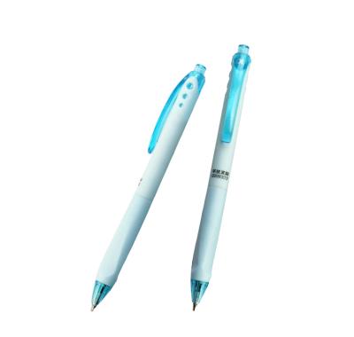 China Normal custom blue color Gelpen 0.5mm 0.7mm 1.0mm with fast colorful toner gel ink with soft handle gelpen for sale