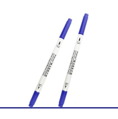 China Custom Dark Blue Marker Fluorescent Dual Brush and Fine Tip with Water Color Custom Dual Tips Marker BM9506 for sale