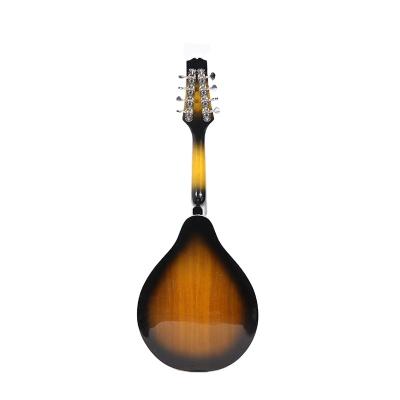 China High Gloss Mandolin 20 Wood Frets Style Size Neck Rosewood Brown Mahogany Sunburst for sale