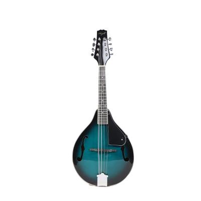 China High Gloss Wood Size Mandolin Green Sunburst for sale