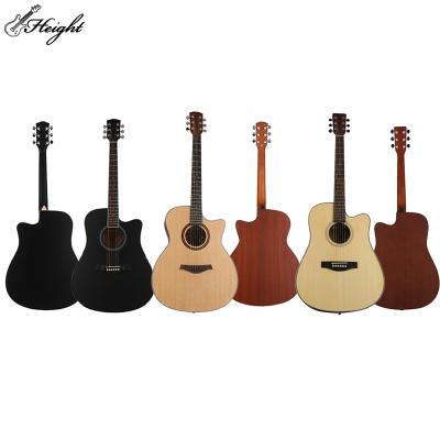 China Cutway Blues Guitar Small Acoustic Guitar Polyfoam for sale