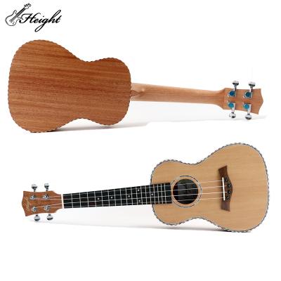 China Laminated Mixed Spruce& Mahogany wood ukulele sopranishimosoprano ukulele inter oackage for sale