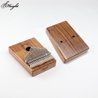 China Mbira Sanza professional 17 keys kalimba design solid wood kalimba kalimba KOA school music programs china manufacturer for sale