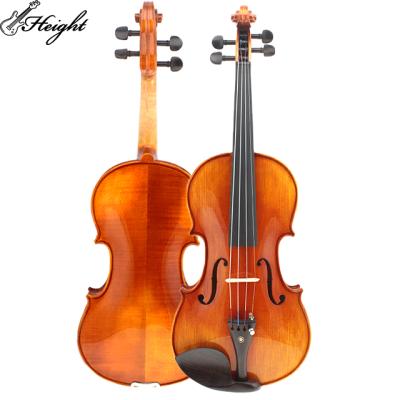 China Solid Impeccable Great Quality Solid Wood Violin With Triangle Case Musical Instrument Accessories for sale