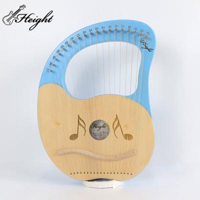 China 19 string 19 string lyre harp small harp musical instrument OEM lyre harp for sale