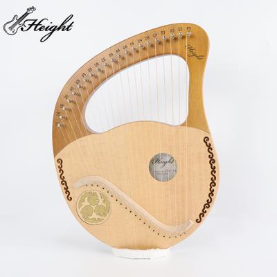 China 21 String 21 String Lyre Harp Small Harp Musical Instrument OEM Lyre Harp for sale