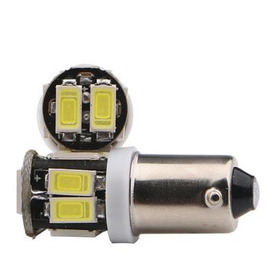 China Ba9s 5630 canbus 10smd clearance reverse tail lights car led interior indicating lights 12v white license plate light/dome reading light for sale