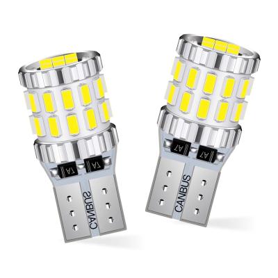 China Canbus T10 LED W5W Led Bulbs 30SMD 3014 No Errors Interior LED Car Lights For Kia Nissan Lexus Honda Toyota White Red Universal for sale