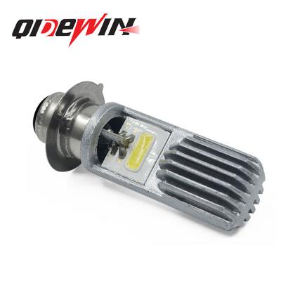 China QIDEWIN led ba20d h4 h6 cob chip bulb for car motorcycle led headlight lamp white for universal drive bulb universal for sale