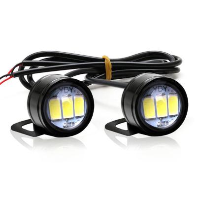 China car led eagle eye led green red yellow white blue drl eagle eye light 12v light 5630 3smd 21mm daytime running lights for sale