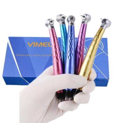 China New High Speed ​​Metal Dental Handpiece 42,000rpm 4 Hole M4 Color Blue Dental Air Turbine Hand Piece For Dentist Material Tool for sale