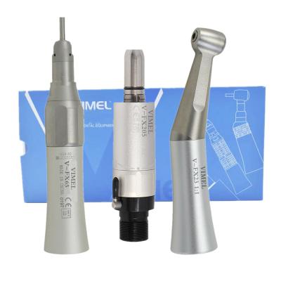 China 2.334mm~2.335mm Factory Dental Low Speed ​​Handpiece Set FX25 vs Straight Angle FX65 Air Motor FX205 Series For Dental Supplies for sale