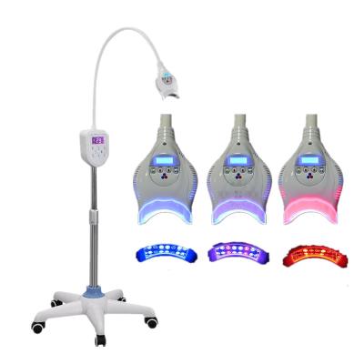 China For Commercial ODM LED Teeth Light 40W Blue&Red Bulbs &Purple 8 Lamp Dental Bleaching Machine For Dental Tools for sale