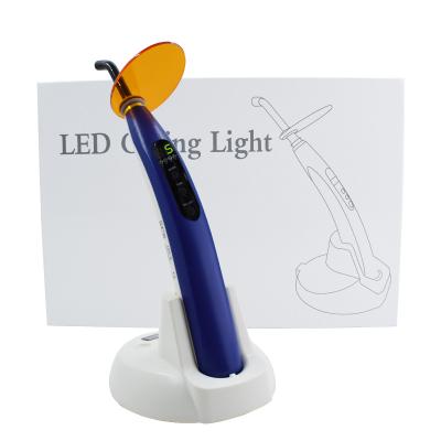 China Single Model Metal Dental LED.B Curing High Permeability Light Cordless Fiber Optic 2200 Mah Curing Lamp for sale