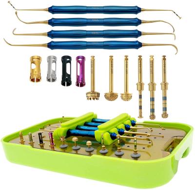 China Original Dental Dentium Korea Dask Metal Drill Plug Hand Planting Implant Kit Sinus Altitude Lift Full Set Instruments for sale