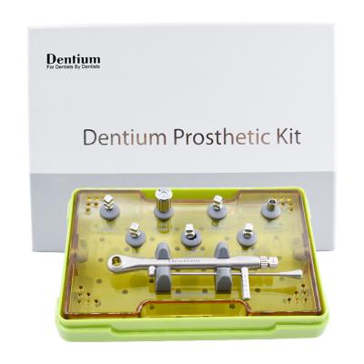 China Original Dentium Kit Implantation Of Teeth Dentist Metal Surgery Repair Prosthetic Toolkit Clinical Use for sale