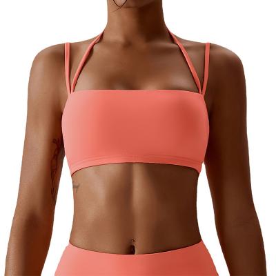 China Wholesale Breathable High-impact Support Sports Bra Yoga Quick-Drying Training Bra Top For Women Sports Fitness Vest for sale