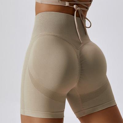 China Wholesale JIAMING Seamless Yoga Biker Shorts crack! crack! Breathable Seamless Gym Fitness Sports Workout Short Pants For Women for sale