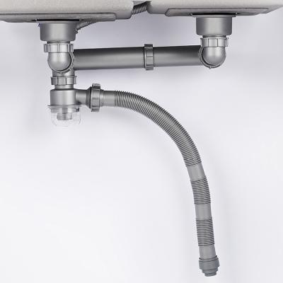 China 201/304 Stainless Steel Traditional Waste Kitchen Sink Drainer With Pipes for sale