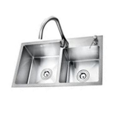 China Without Faucet High Quality Handmade Double Bowl Farmhouse Apartment Size Kitchen Sinks Priceless for sale