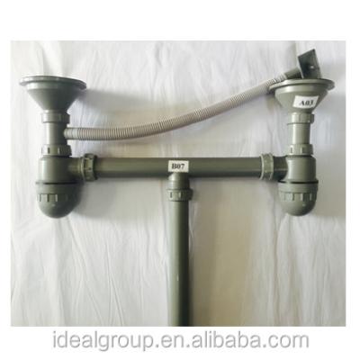 China Strainer siphon, accessories for double bowl sinks for sale