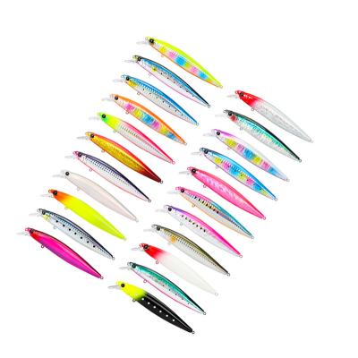 China YJ44 Longest Cast Plastic Hard Bait Minnow Lure Sinking Bait for sale