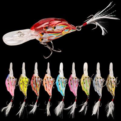 China ABS Factory Wholesale 80mm Hard Floating 9.5g Lure Fishing Minnow Lure For Freshwater for sale