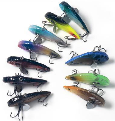 China 18g 7cm printed layer wobbler bait in running internal fish gauges VIB fishing lure YJ61 for sale