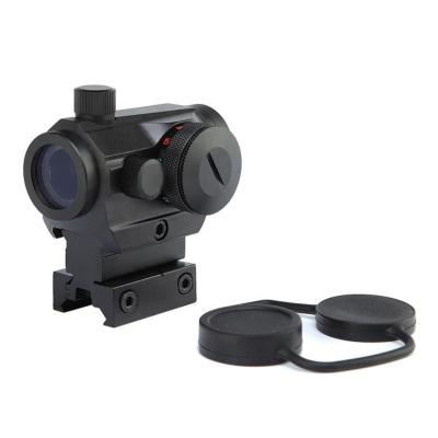 China High Quality Cheap Aluminum Tactical 1x22 Dot Sight Adjustable Red Square For Hunting for sale