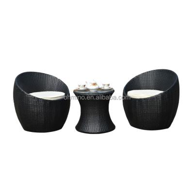 China Fashion and comfortable rattan balcony set rattan set high back outdoor patio furniture rattan sofa set for sale