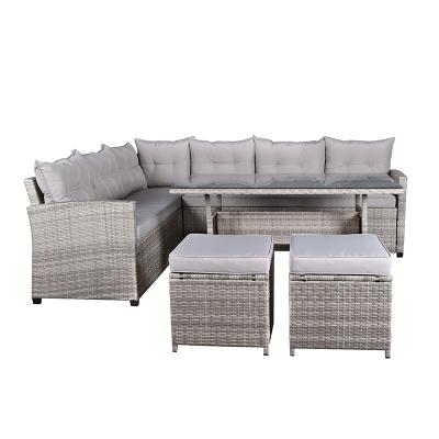 China 2020 modern new design morden rattan garden leisure products for outdoor rest sofa set for sale