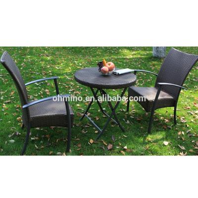 China Fashion and comfortable 2020 new design garden wicker and cane tables chairs set for sale