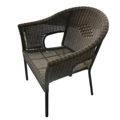 China Fancy new design 2020 industrial patio rattan leisure outdoor plastic cane chair by factory for sale