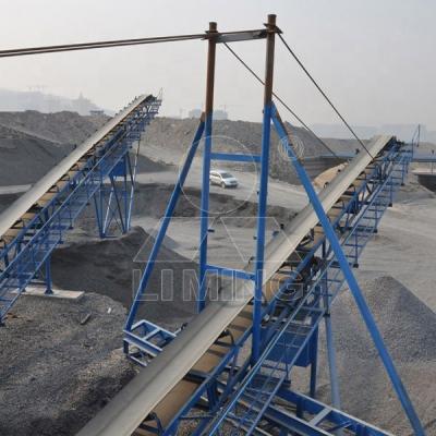 China 50 tph Conveyor Belt Conveyor Machine Stone Carrier Heat Resistant Plant for sale