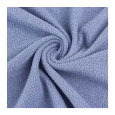 China 160CM 210GSM DTY Yarn Coat Micro Fleece Fabric Winter Anti Pill Quick Warm Use Knitted for sale