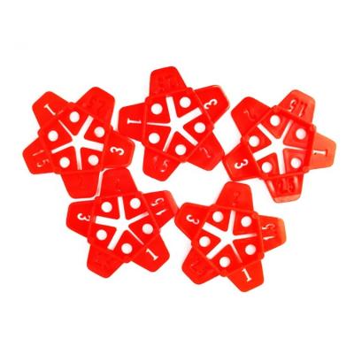 China Modern Construction Tools Tile Leveling Five Sizes Reusable Tile Spacer Leveling System for sale